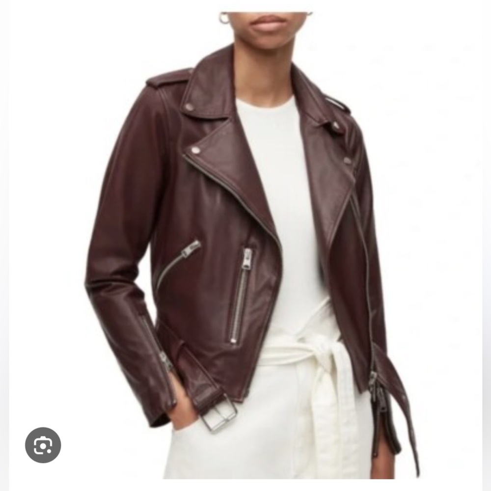Allsaints Balfern Leather Biker Jacket